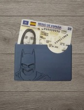 3D Printed - Batman  s Face Wallet For Spain     ID and Credit Card Slot On Back