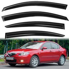 For 2004-2009 Mazda 3 Jdm Mugen Style Window Visors Vent Rain Guards Deflector