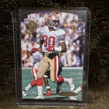 UPPER DECK SP CHAMPIONSHIP SERIES JERRY RICE 49ERS NFL GOLD FOIL CARD #203