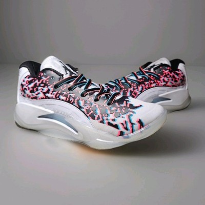 Nike Air Jordan Zion 3 NRG 'Z-3D Size 4Y Basketball Shoes White Pink Black EUC