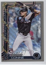 2025 Topps Holiday Holiday Silver Glitter Griffin Conine #H124 0b3