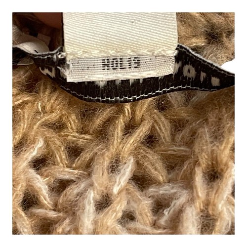 American Eagle Outfitters maglione uomo a righe M marrone medio beige nonno Gorp - Foto 6 di 13