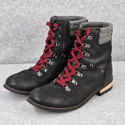 Kodiak Boots Womens Size 8.5 Surrey II Black Leather Waterproof Hiking Outdoor