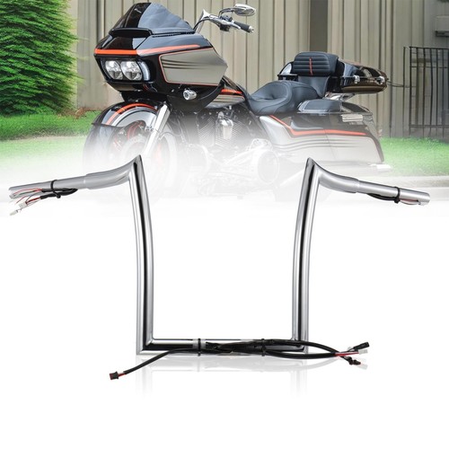 Prewired Meathook 16'' Ape Hanger for Harley 2016-2023 Road Glide Special FLTRX
