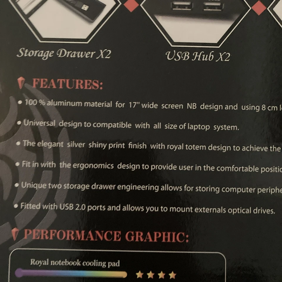 EverCool 17 Zoll reines Aluminium Royal Notebook Kühlpad, NP-901 # - Bild 4 von 4