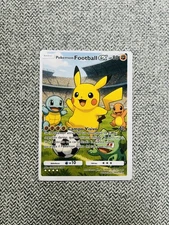 Pikachu Football Charmander Bulbasaur Squirtle Promo Fun Card Pokemon