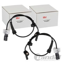 2X NTY ABS-SENSOR Raddrehzahl Hinten Links+Rechts Passend FüR Honda Accord