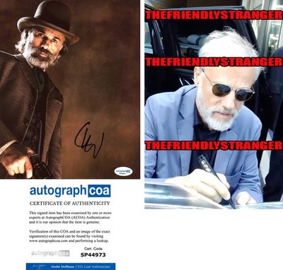 Christoph Waltz signed ''DJANGO UNCHAINED'' 8x10 Photo f Dr King Schultz ACOA COA