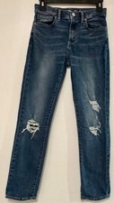 Old Navy Girls Karate Slim Distressed Jeans - Size 12