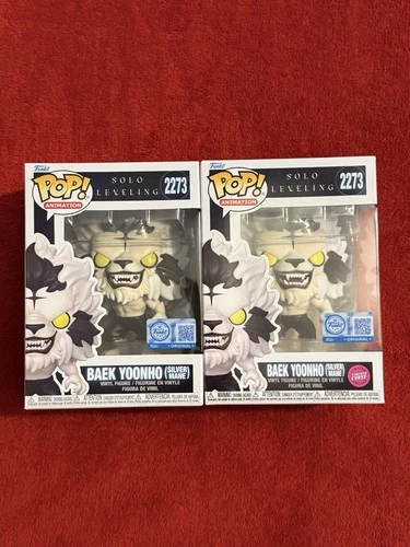 Funko Pop Animation Solo Leveling Baek Yoonho #2273 CHASE Bundle IN HAND