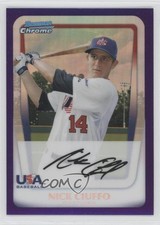 2011 Bowman Draft Chrome Prospects Retail Purple Refractor Nick Ciuffo 0m8