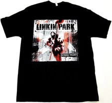 LINKIN PARK Hybrid Theory T-shirt Adult Men's Black Tee New