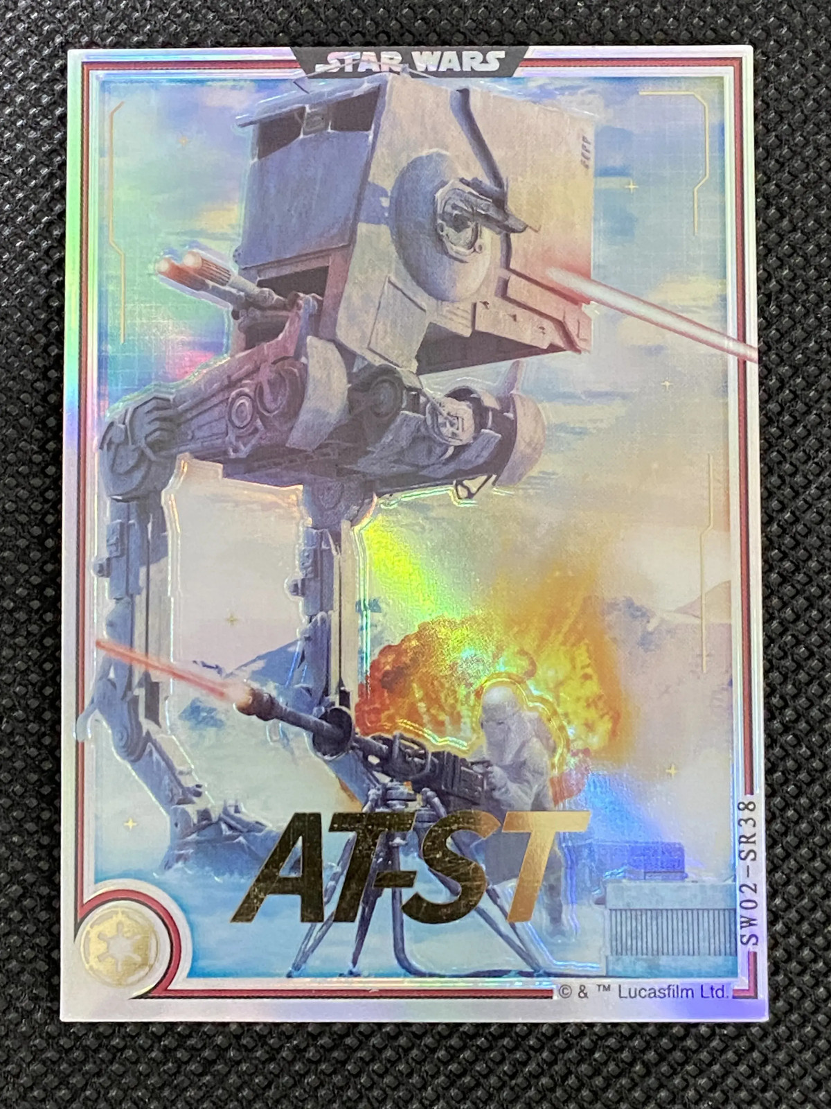 2023 Card Fun Star Wars Episode 2 Global Art AT-ST #SW-02-R38 /399 -CLS XU28