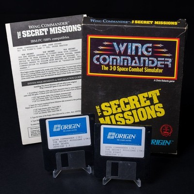 Wing Commander The Secret Missions - PC IBM / MS-DOS - Big Box CiB - Zustand Gut