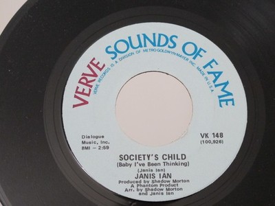 45 RECORD - JANIS IAN - SOCIETY'S CHILD