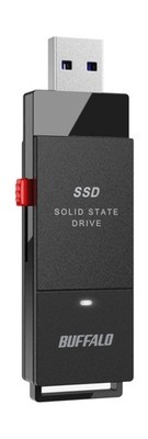 BUFFALO 1TB External SSD USB-C USB-A 600MB/s Portable for PS4 PS5 Windows Mac