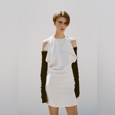 CIRC X ZARA DRAPED MINI DRESS Size M NWT
