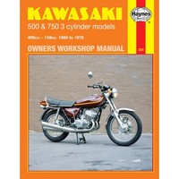 Kawasaki 500/500H/KH500/750H 1969-1976 Uk Usa Motorrad Workshop Manual Haynes