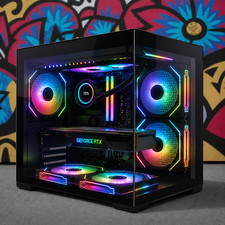 ARGB Gaming PC Desktop R5 5500 32GB RAM 1TB SSD GTX 1080 Win11 WIFI Custom build