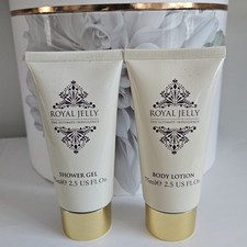 Boots Royal Jelly The Ultimate Indulgence Shower Gel & Body Lotion 75ml Each 