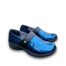 Dansko Work Wonders Women's Size 37 US 7 Blue Nursing Shoes Clogs Slip On
