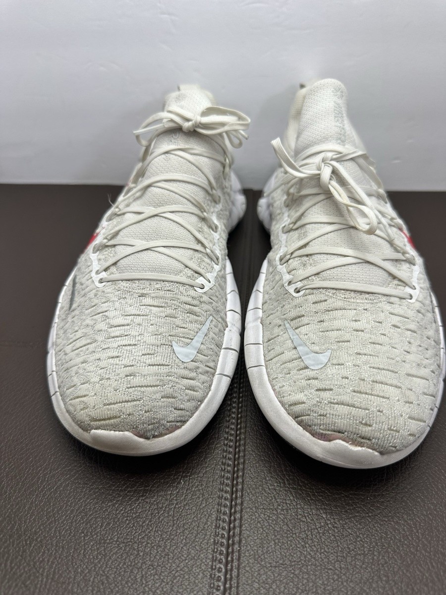 Nike Free Run 5.0 Next Nature White University Red CZ1884-101 Mens