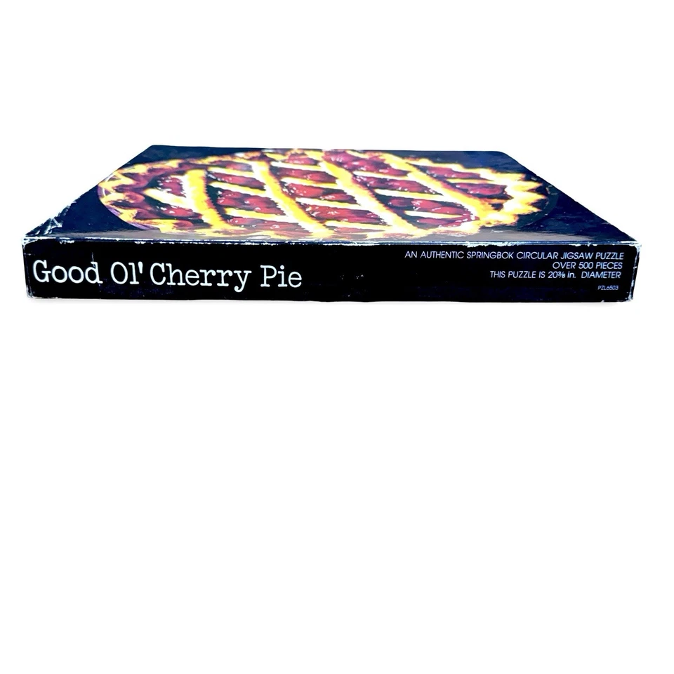 Springbok Good Ol’ Cherry Pie Puzzle 20.5” Circular 500+ Pieces Vintage Box - Image 4 of 4