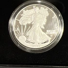 2021 W American Eagle PROOF One Ounce Silver Uncirculated Coin BOX COA
