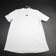 adidas Aeroready Short Sleeve Shirt Men's White New with Tags Multiple Sizes