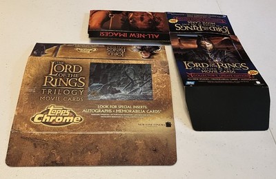 LORD OF THE RINGS COVER EMPTY CARD BOXES! COOL ADD TO YOUR  LOTR'S COLLECTION!