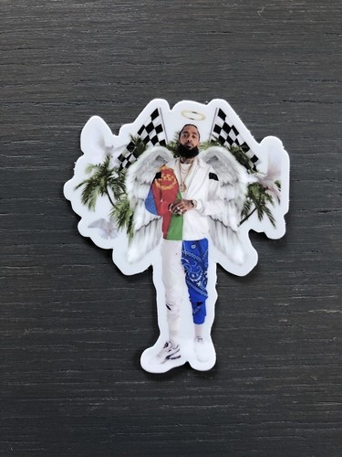 Nipsey Hussle Vinyl Sticker Marathon Very High Quality HIP HOP West - Picture 3 of 6