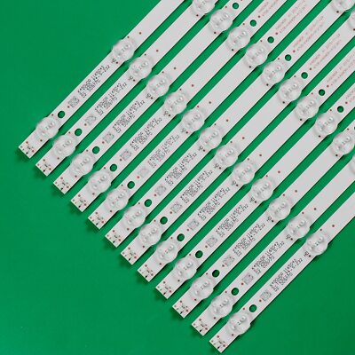 12 Strisce LED Retroilluminazione Per TV Toshiba 49L621U, K490WDR - 4708-K49WDR-A1213K11