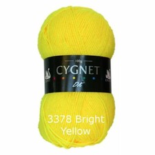 Cygnet DK Doppelstrick 3378 Helles Gelb 100g Wolle Garn