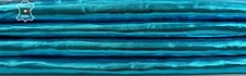 WRINKLE METALLIC TURQUOISE BLUE Italian Lamb leather 2 skins 12sqf 0.8mm #C1271