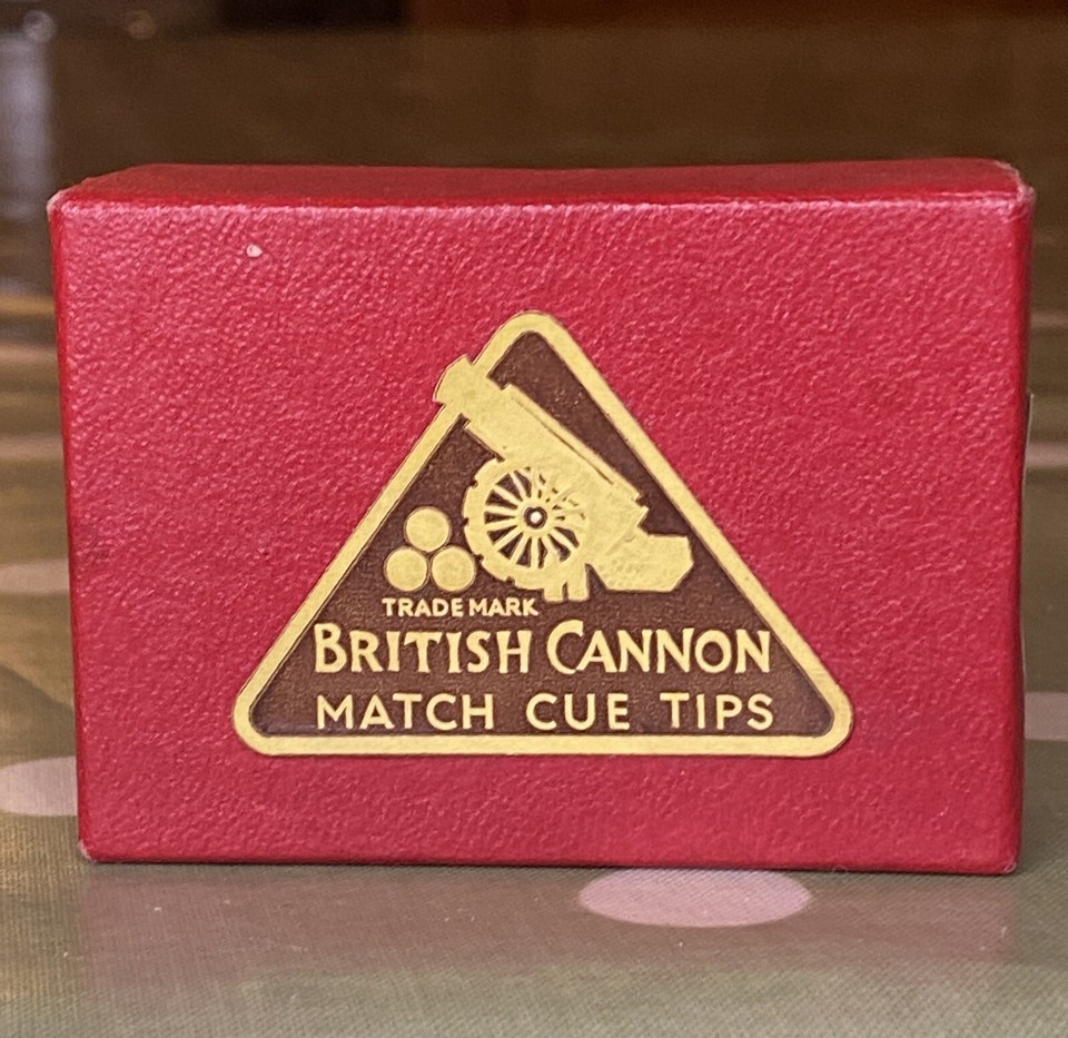 CUE TIP SNOOKER POOL BILLIARDS 1 Piece, 10mm, Vintage British Cannon