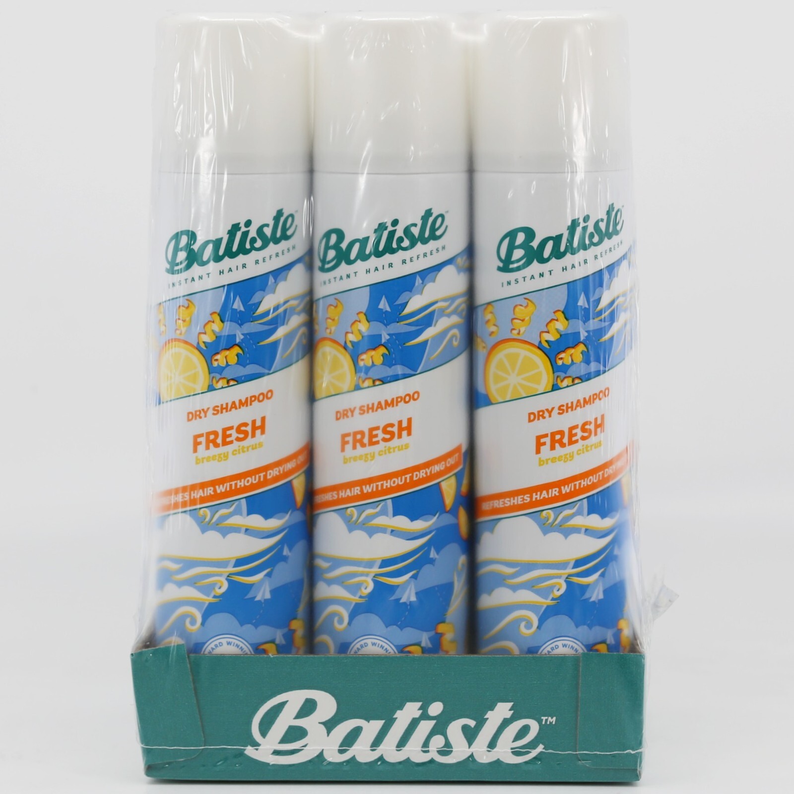 Сухой шампунь Batiste со свежим цитрусовым ароматом-6,73 унции (6 порций)