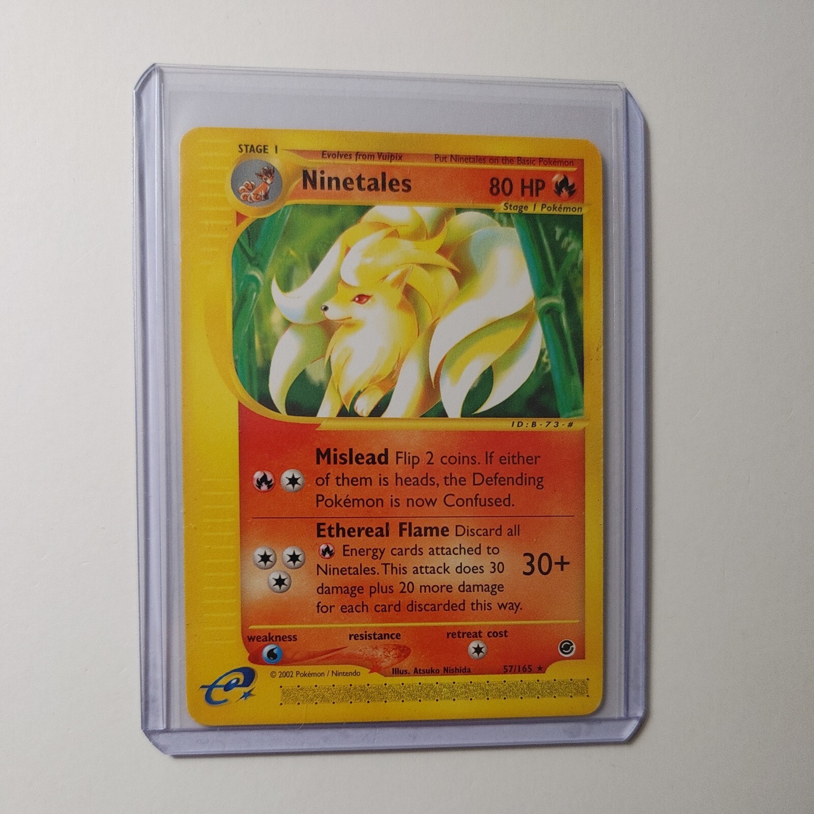 Ninetales 57/165 Expedition 2002 Pokemon Card Rare LP - NM