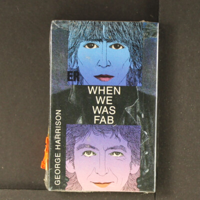 GEORGE HARRISON: when we was fab / zig zag DARK HORSE Cassette Single Sealed
