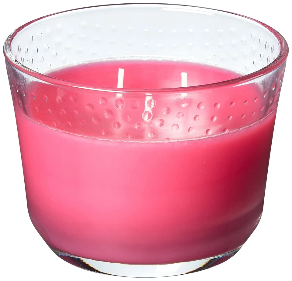 Vela perfumada Glade Sheer Vanilla Embrace 3 mechas con aceites esenciales 14,5 oz Foto 4 de 4