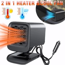 Car Heater 12V 120W Portable Electric Heating Fan Defogger Defroster Demister