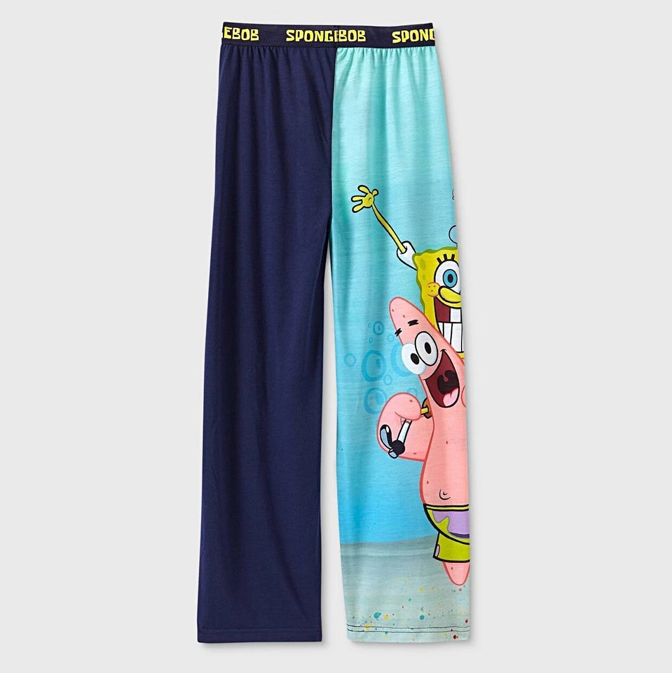 NWT Spongebob Squarepants Pajamas Pants Size 4-5 X-Small XS Boys Patrick NEW - Image 2 of 4