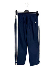 Vintage adidas Youth Boys track lined pants ankle zip with pockets size L