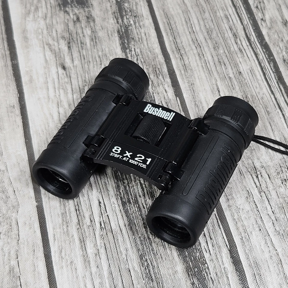 Bushnell Mini Binoculars 8 x 21 378 ft 1000 Yards With Travel Pouch Bird Watch - Image 3 of 4