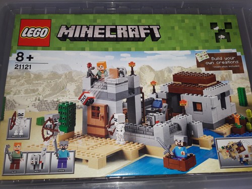 lego minecraft desert outpost set - 21121 - new sealed - free