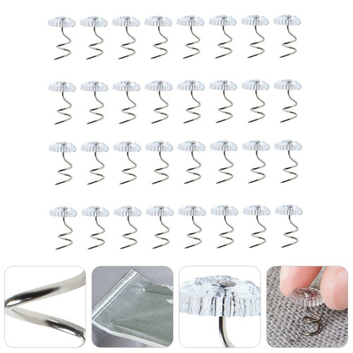 Lot De 10 épingles En Spirale SODIAL – Noires – Neuves