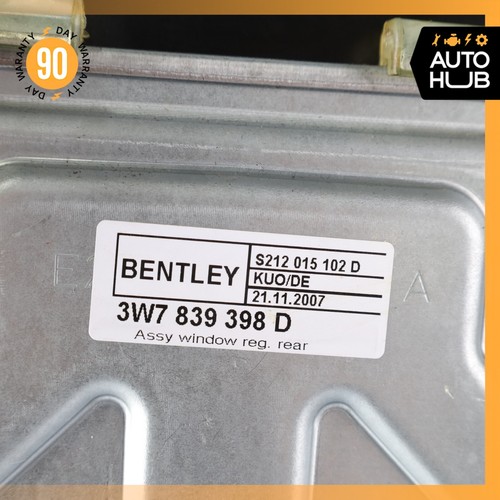 07-11 Bentley Continental GTC Rear Right Quarter Window Regulator Motor OEM 63k - Picture 12 of 13