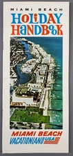 1960s Miami Beach Holiday Handbook Florida Vintage Travel Brochure Booklet FL
