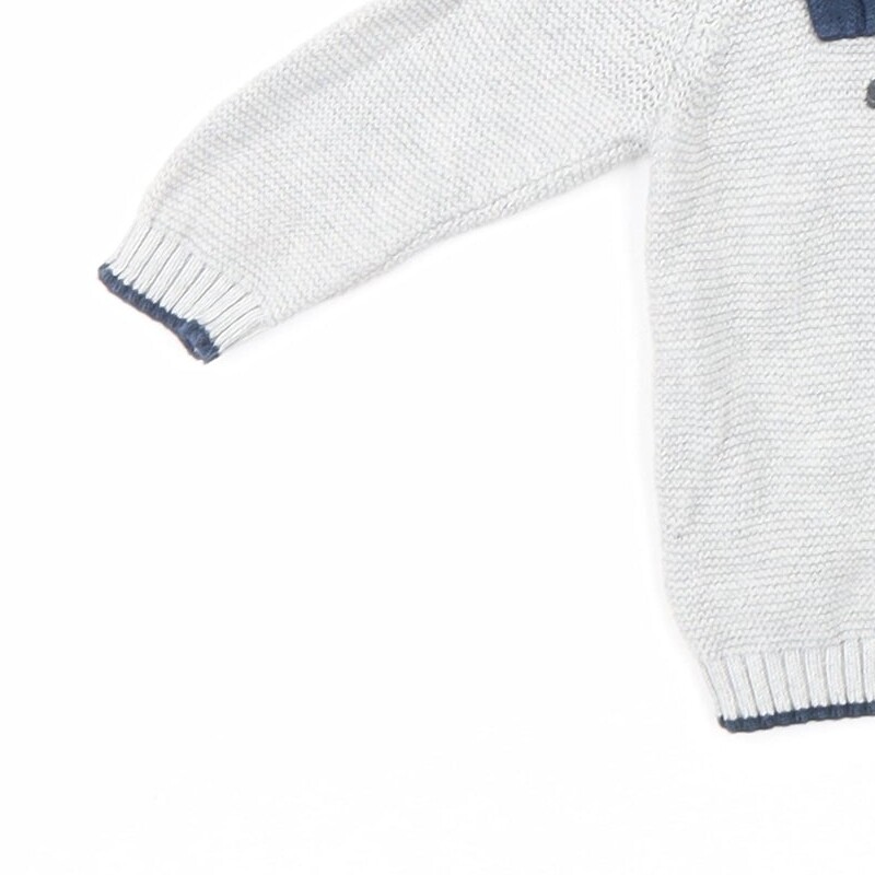 TU Boys Grey Cotton Blend Jumper Size 0-3 Months | eBay