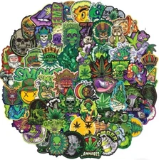 10 PCS Weed Pot Cannabis Hemp Stickers 2 BRAND NEW