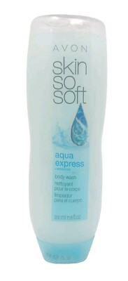 Avon Skin So Soft Aqua Express Watermint Body Wash 6.7oz Sealed New Old Stock